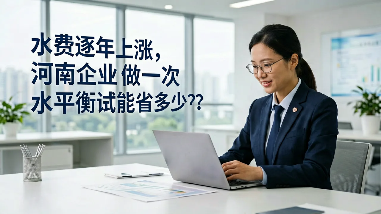水费逐年上涨,河南企业做一次水平衡测试能省多少?